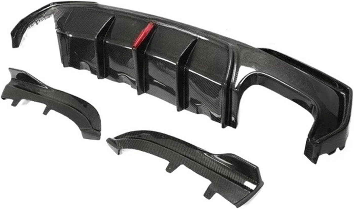 G22 G23 M-Sport Bumper Real Carbon Fiber Car Diffuser Bumper Splitter Apron Cover Trim, Compatible For BMW M440i M-tech 2020-2022