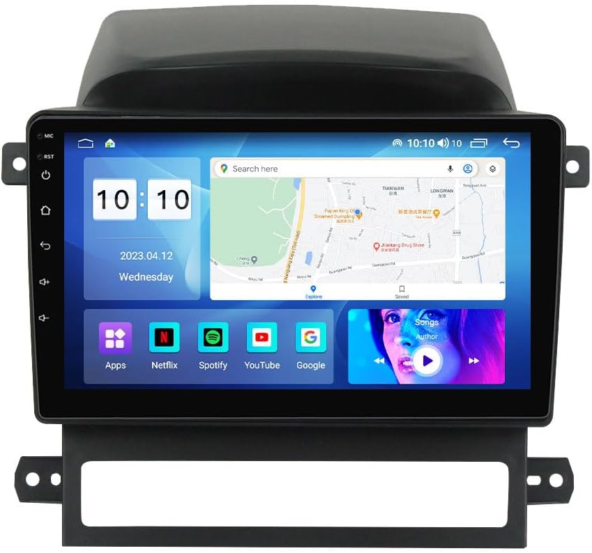 Android Car Stereo for Chevrolet Captiva 2008-2012,9 inch IPS Touchscreen with Upgrade Wireless CarPlay & Android Auto,WiFi/GPS,Support SWC and Subwoofer,8-Core 8G+256G