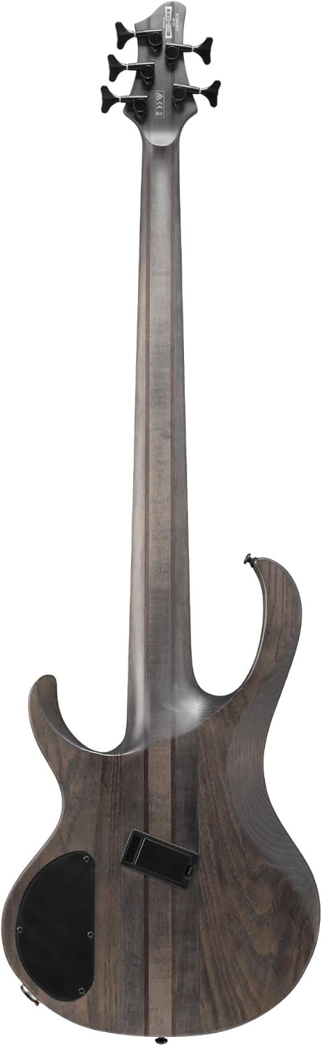 Ibanez Bass Workshop BTB805MS 5-string Bass Guitar - Transparent Grey Flat