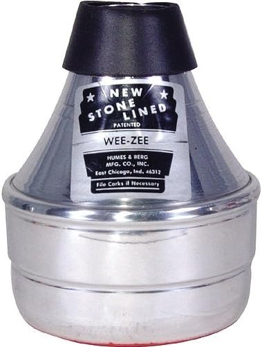 Humes & Berg 129 Stonelined Wee-Zee Red/White Trumpet Mute