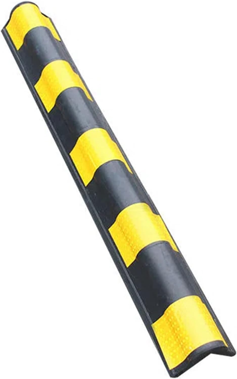 Garage Wall Protector Rubber Wall Corner Guards, Protect Edge and Car Door from Damage, Parking Warehouse Columns L-Shaped Reflective Strip Bumpers Pole (Size : 120x10x1CM)