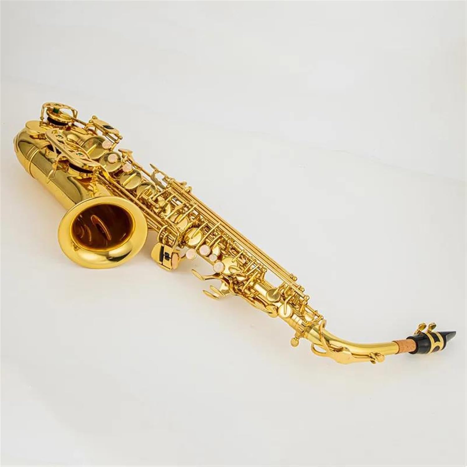 Woodwind Instruments Alto Eb Saxophone Brass Gold Lacquer Music Instrument E-Flat Sax With Case Accessories