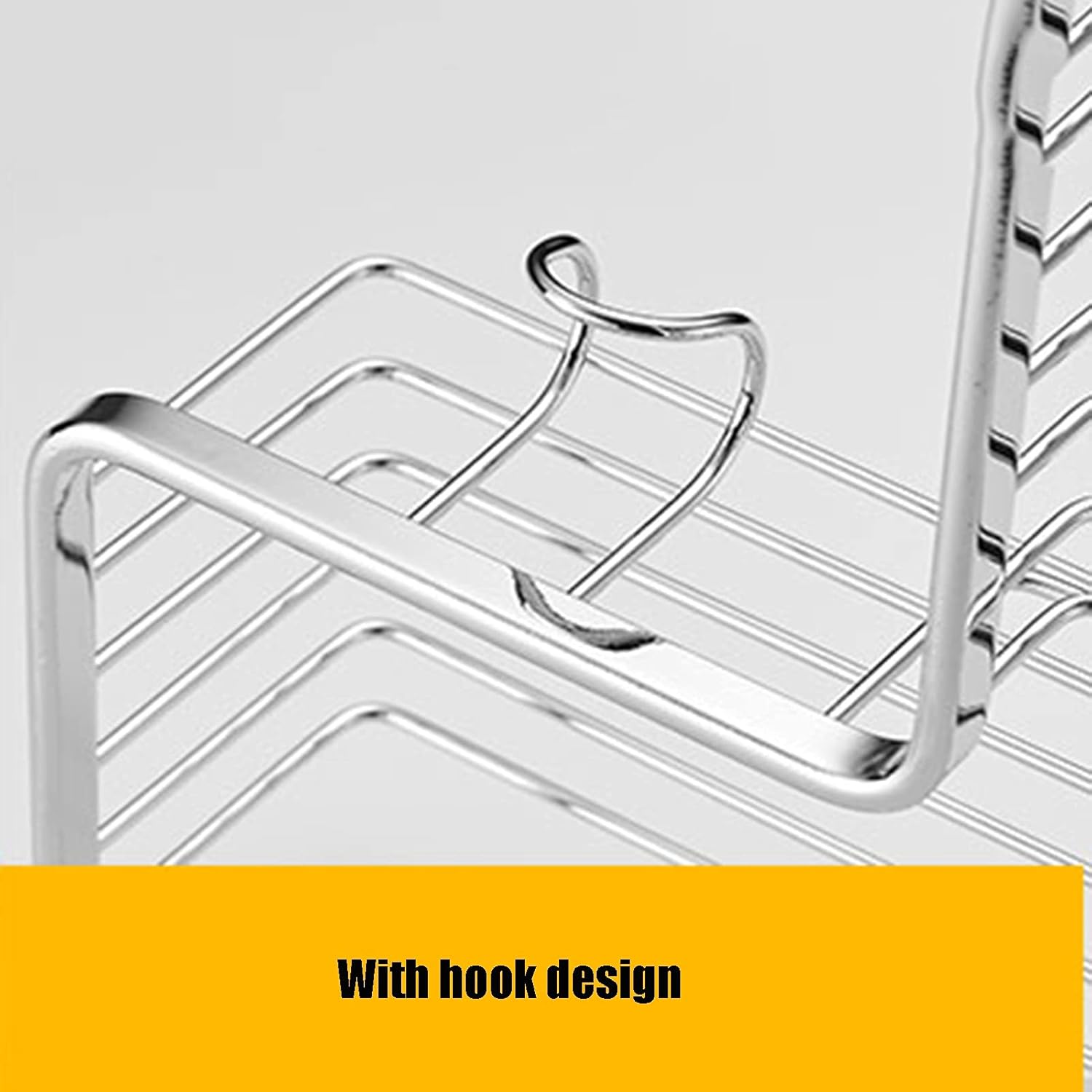 Xzeit Shower Shelves,Corner Shower Caddy, Adhesive No Drilling Bath Shelf, Wall Mounted Shower Storage Rack, for Kitchen, Dorm