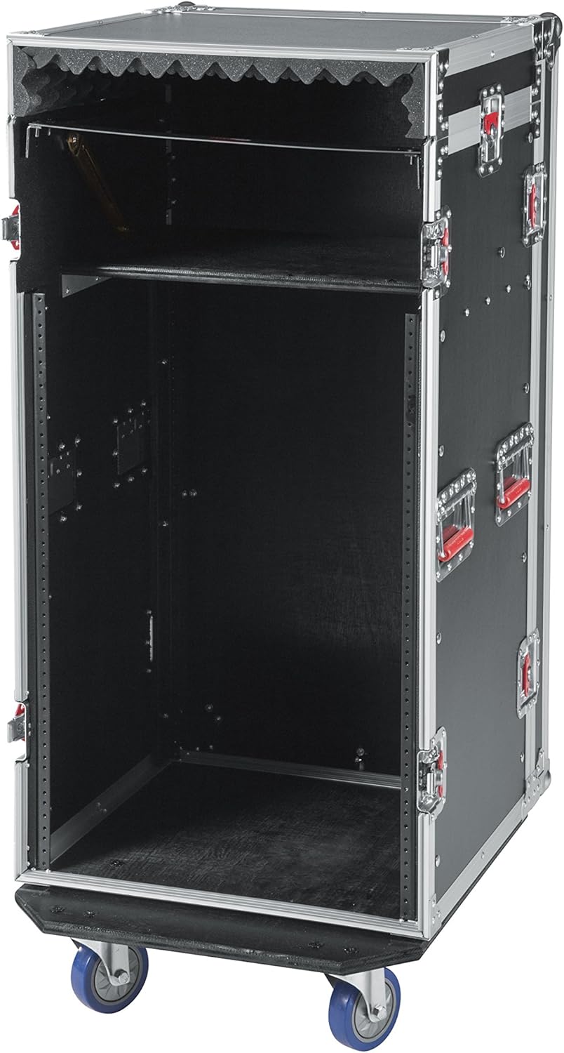 Gator 10U Top, 16U Side Audio Road Rack Case (G-TOUR 10X16 PU)