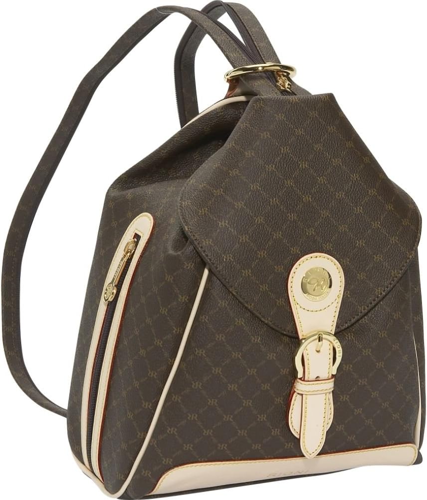 Signature Zipper Strap Backpack