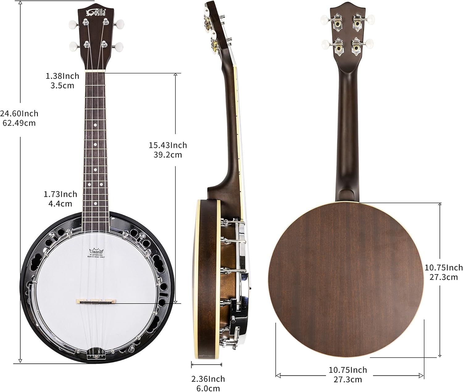 Banjolele 4 String Banjo Ukulele kit Stringed Musical Instruments for Adult Beginner Sapele Body Material Maple Neck Material Type