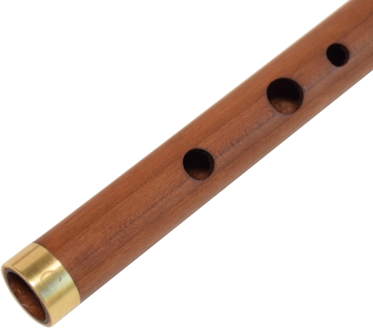 Wooden Key of С irish Whistle Fipple Flute VC-01 Great Sound Hand Carved Flute Folk Wind Music Instrument Handmade Woodwind Brown
