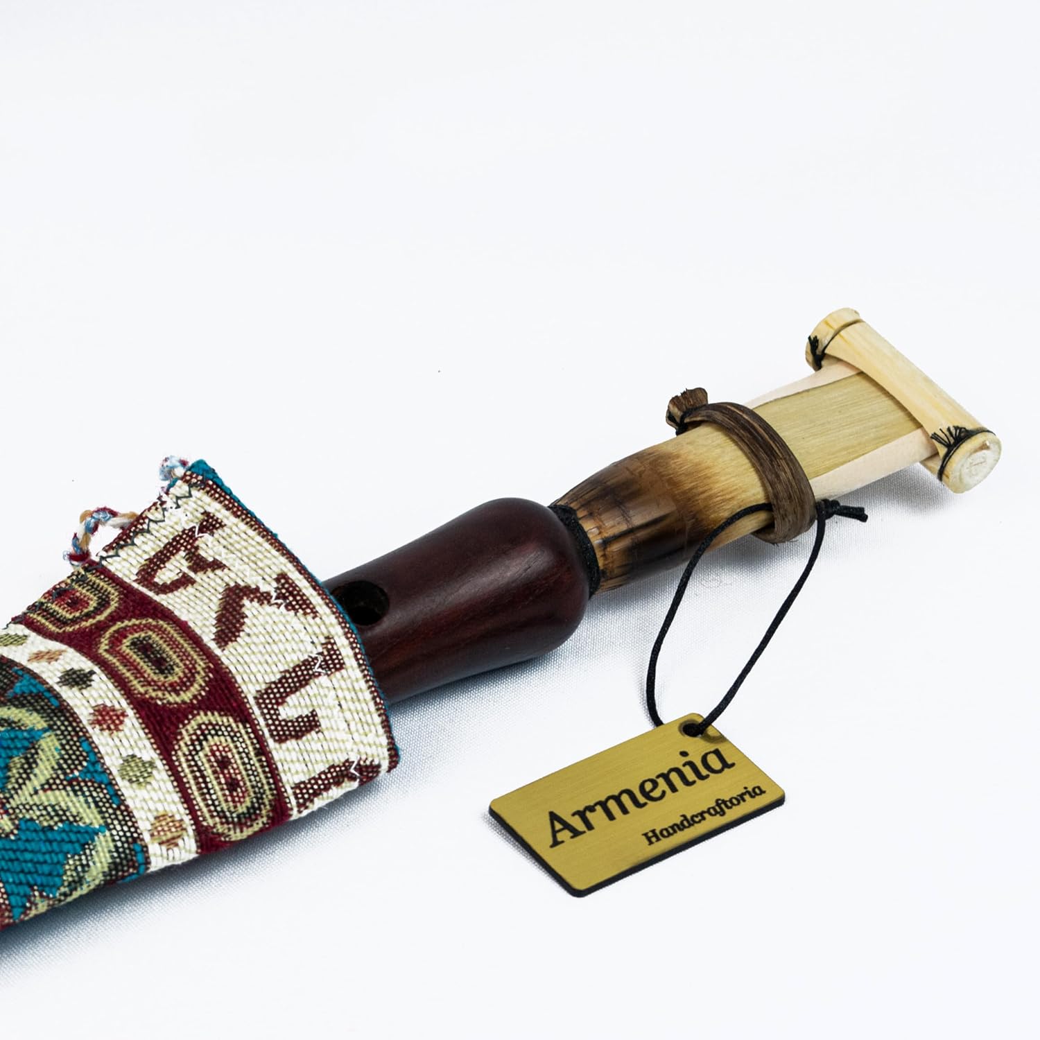 Armenian Duduk SPECIAL EDITION - YEREVAN birthday - handmade from ARMENIA with Playing Instruction - Oboe flute Balaban Woodwind Instrument Apricot Wood - Gift National case