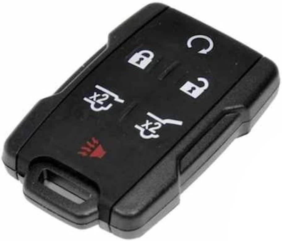 KarParts360 for Chevy Suburban 2015 16 17 18 19 2020 Keyless Entry Remote | Black Color | 6 Buttons | Replacement for 13577766