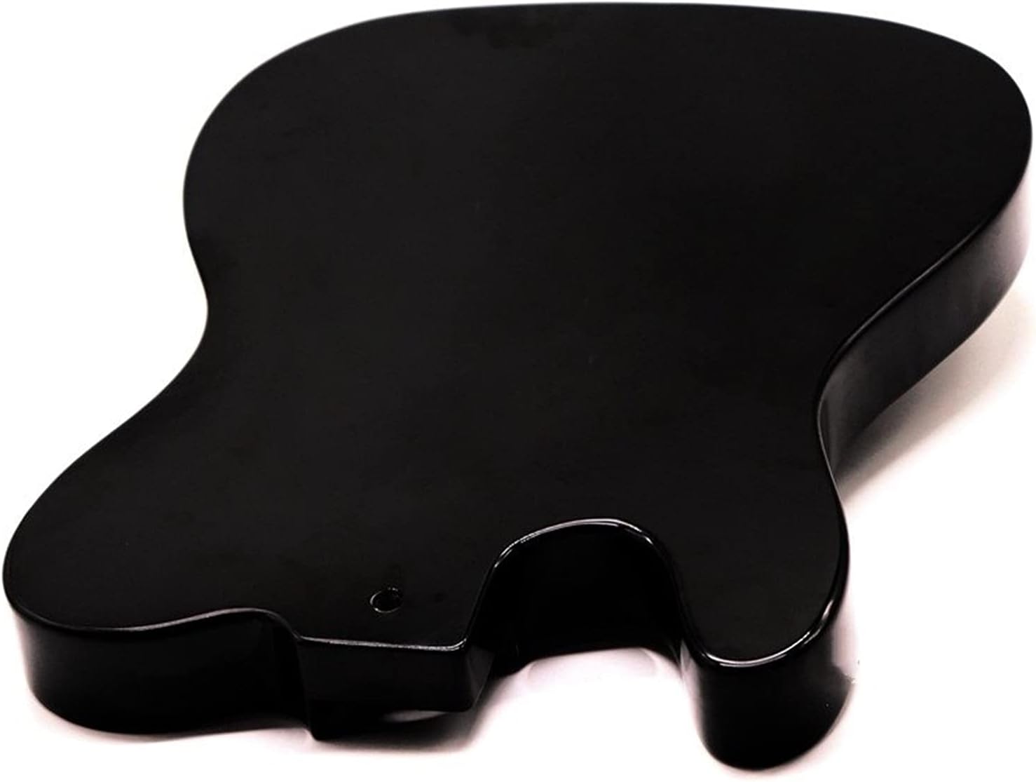 Unfinished Guitar Body Black Gloss Basswood Electric Guitar Body DIY Guitar DIY Accessory