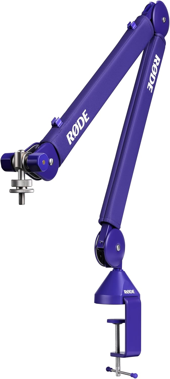 RØDE PSA1+ Professional Studio Arm with Spring Damping and Cable Management (Purple)
