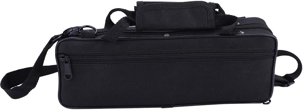 C Key Piccolo Flute Plated Half Size with Padded Box Amazing Sound Unique Design Adjustable Strap C Piccolo Flute for Beginners Students (Gold)