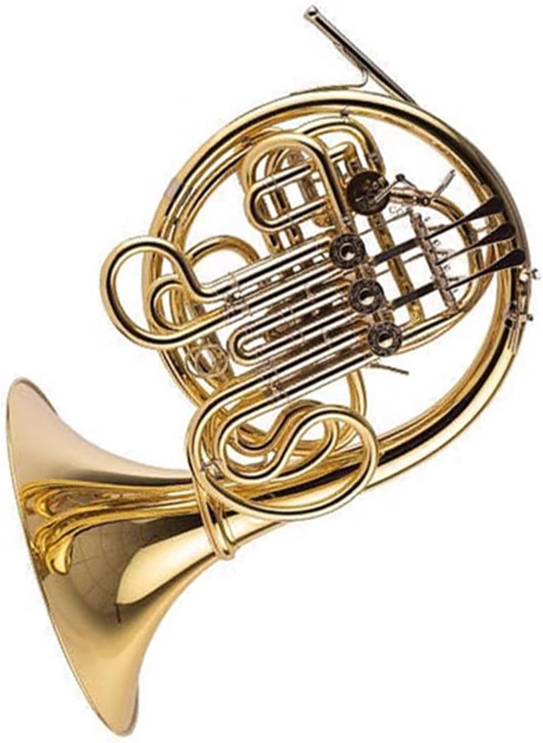 4 Key French Horn Double Row Four Key Horn Instrument B Flat Or F Playing Brass(4)
