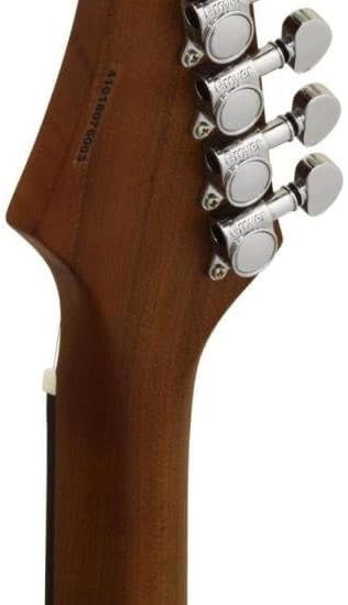 Aria Pro II Electric Guitar Mac Dlx Stained Black