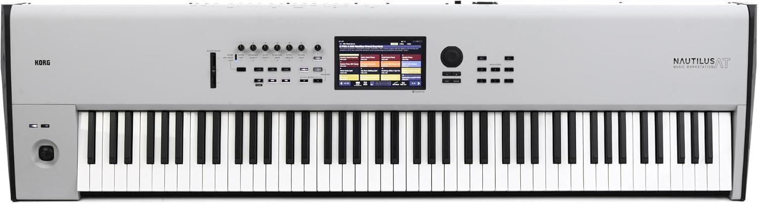 Korg Nautilus AT 88-key Synthesizer Workstation w/Weighted Keys featuring Aftertouch - Limited Edition Gray