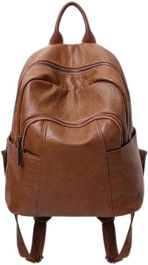 Backpack Women's New Leather Top Layer Cowhide Bag Trendy Soft Travel And Leisure Anti-theft