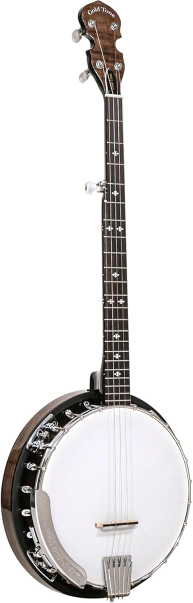 Gold Tone CC-100R+ Cripple Creek Banjo with Resonator and Pickup - Includes Gig Bag