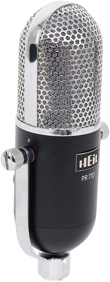 Heil Sound PR77DBK Award Winning Dynamic Microphone - Podcast Microphone, Streaming Microphone, and Recording Microphone
