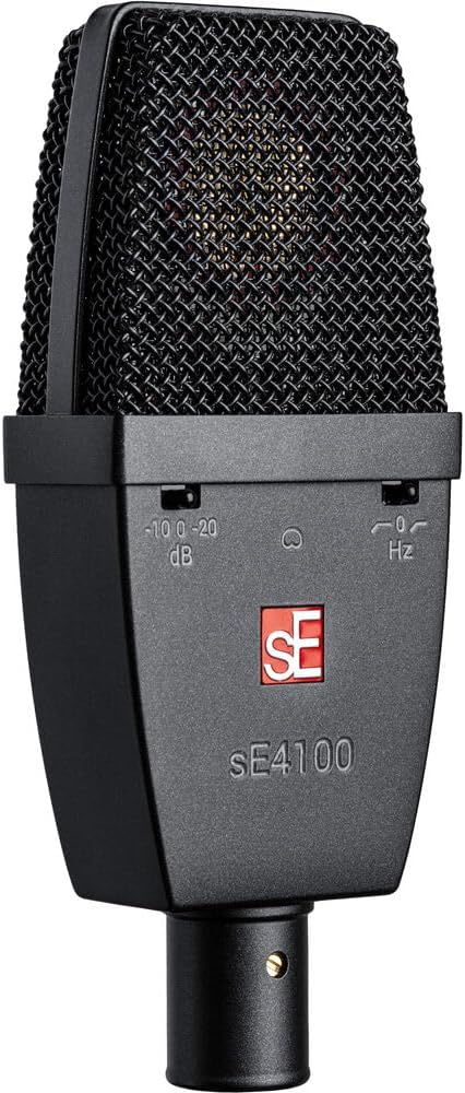 SE Electronics SE4100 Large Diaphragm Cardioid Vintage Condenser Microphone w/Shockmount