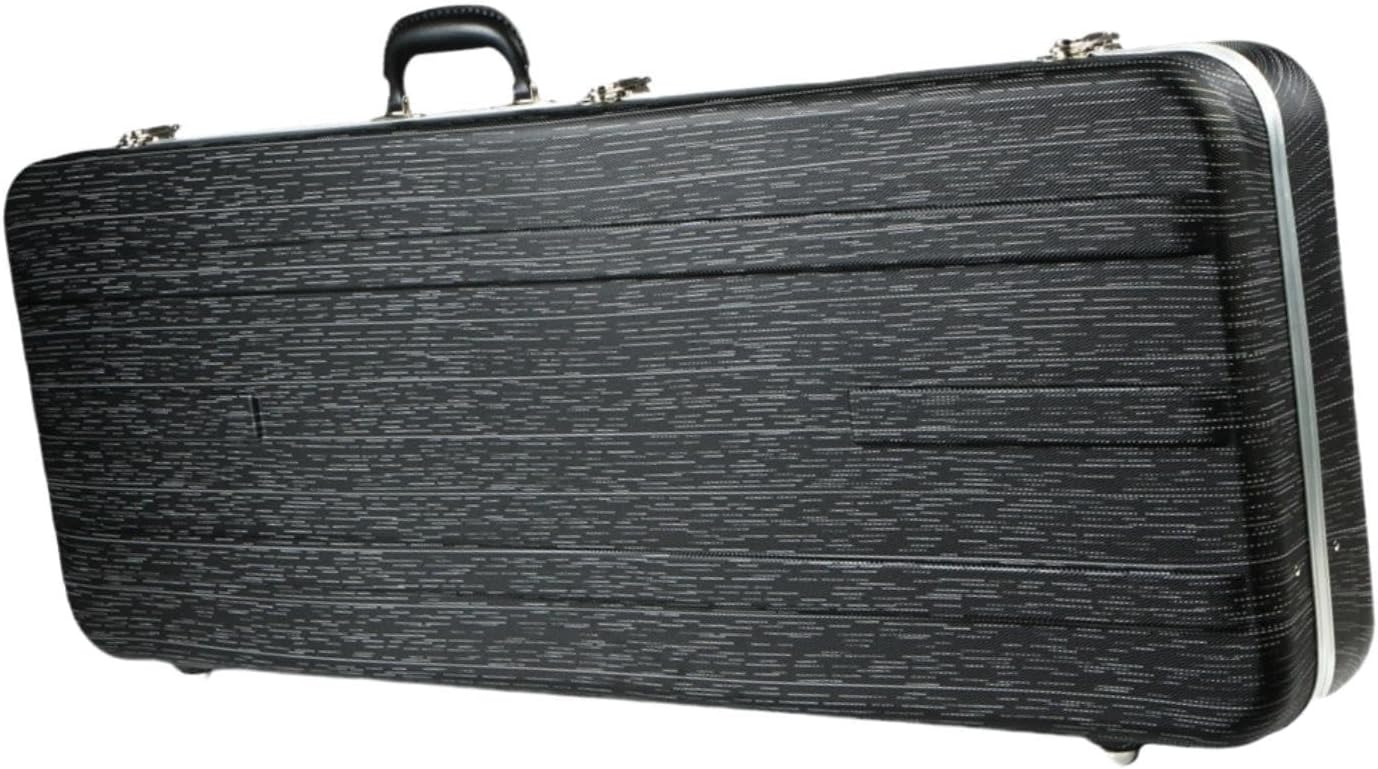 Electric Bass Case Hard Shell Shock Resistance, Waterproof Locking Latch with Handle, Sturdy Carrying, for Electric Guitar, S