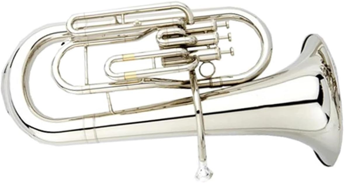 Nickel Plated B Flat Euphonium Professional Instrument Euphonium All-brass Instrument