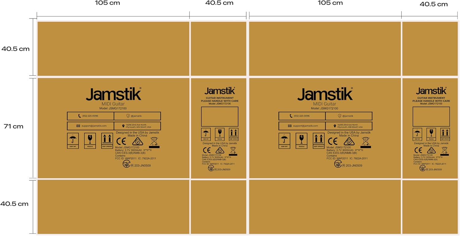 Jamstik Standard MIDI Guitar (Sky Blue)