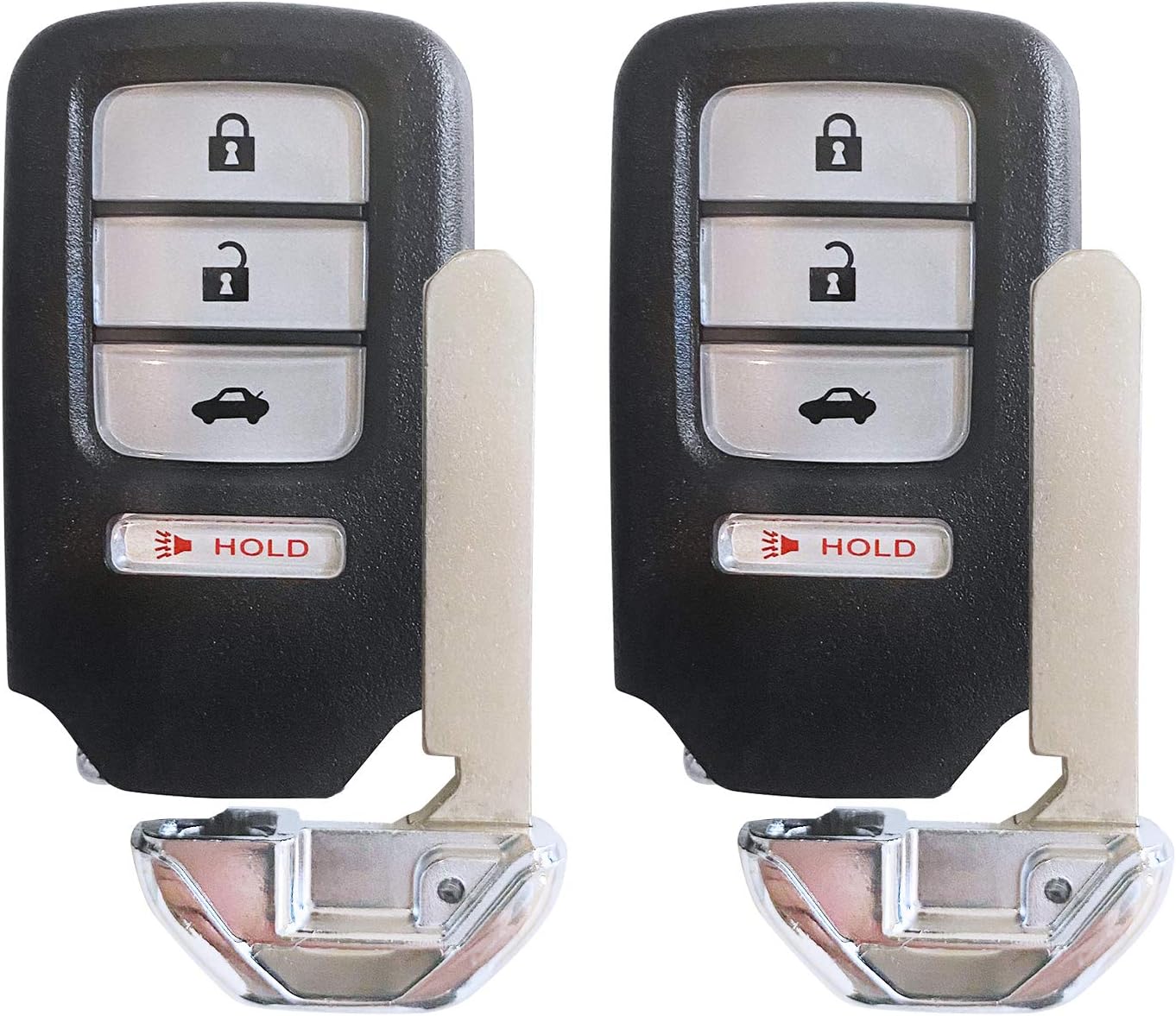 AutoKeyMax Car Key Fob Replacement for 2014 2015 Civic Accord Smart Keyless Remote 4 Button Fccid:ACJ932HK121 (2)