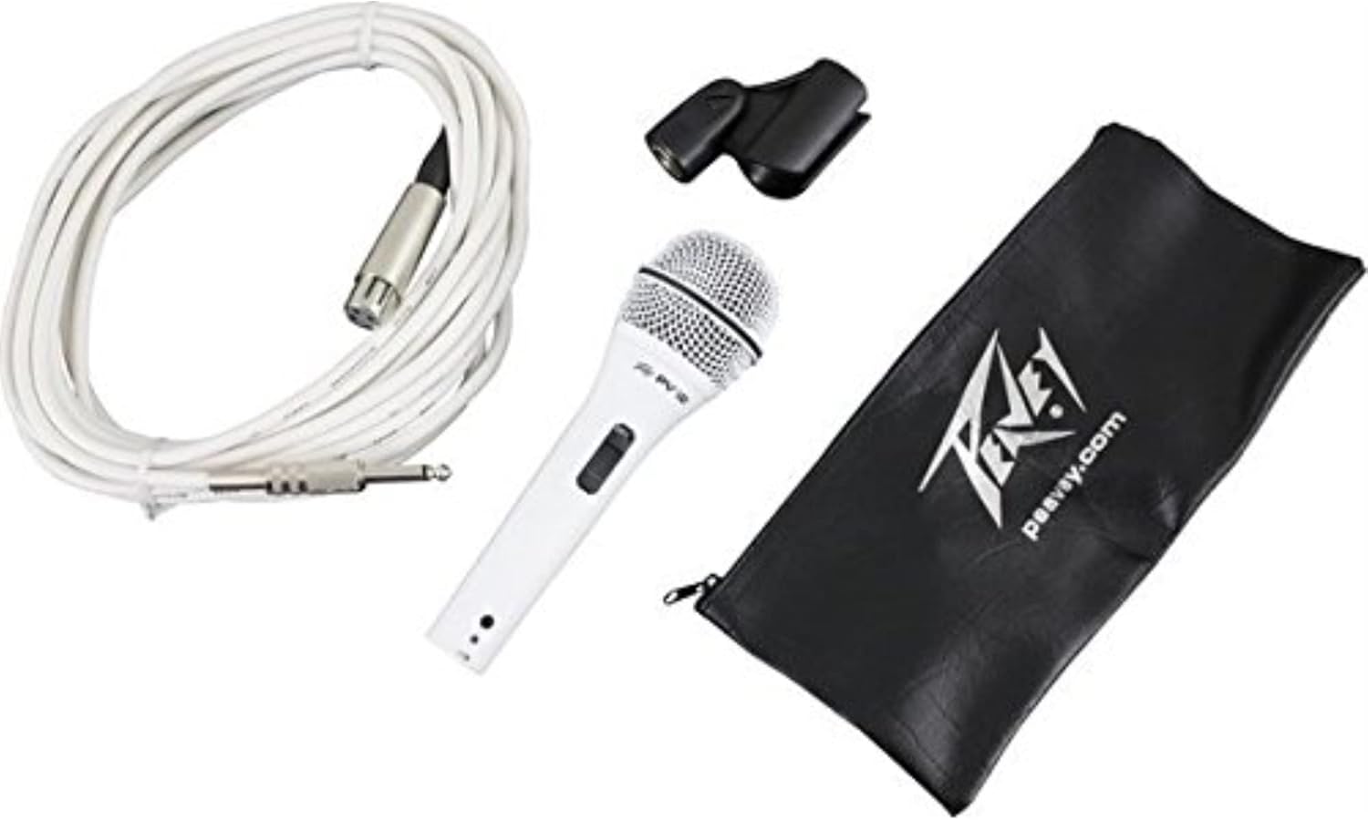 Peavey PVi2 White Microphone with 1/4