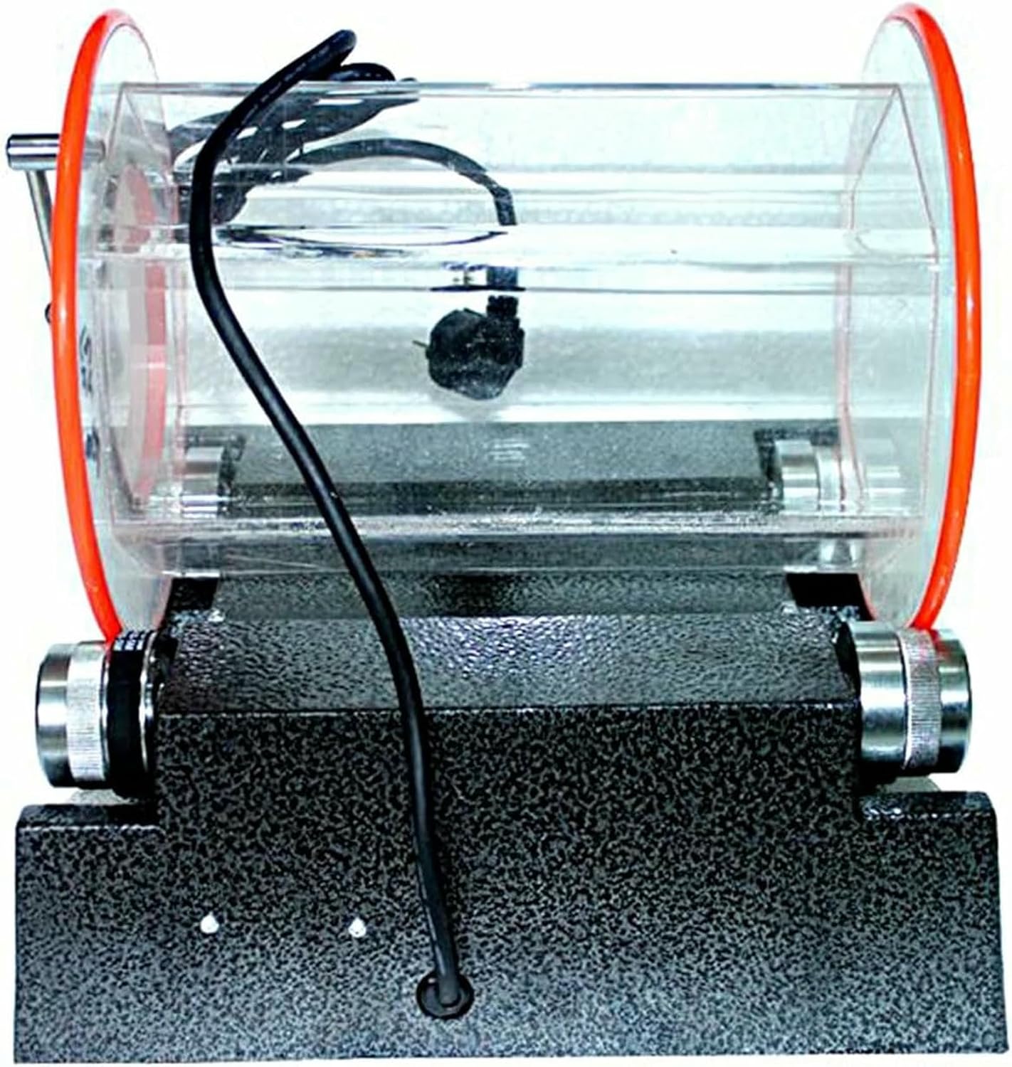 Jade Grinding Polishing Machine Jewelry Polisher Finisher Machine Surface Cleaner Drum Metal Burrs Coin Polishing Bead for Chamfering KT3010 Flat Grinder