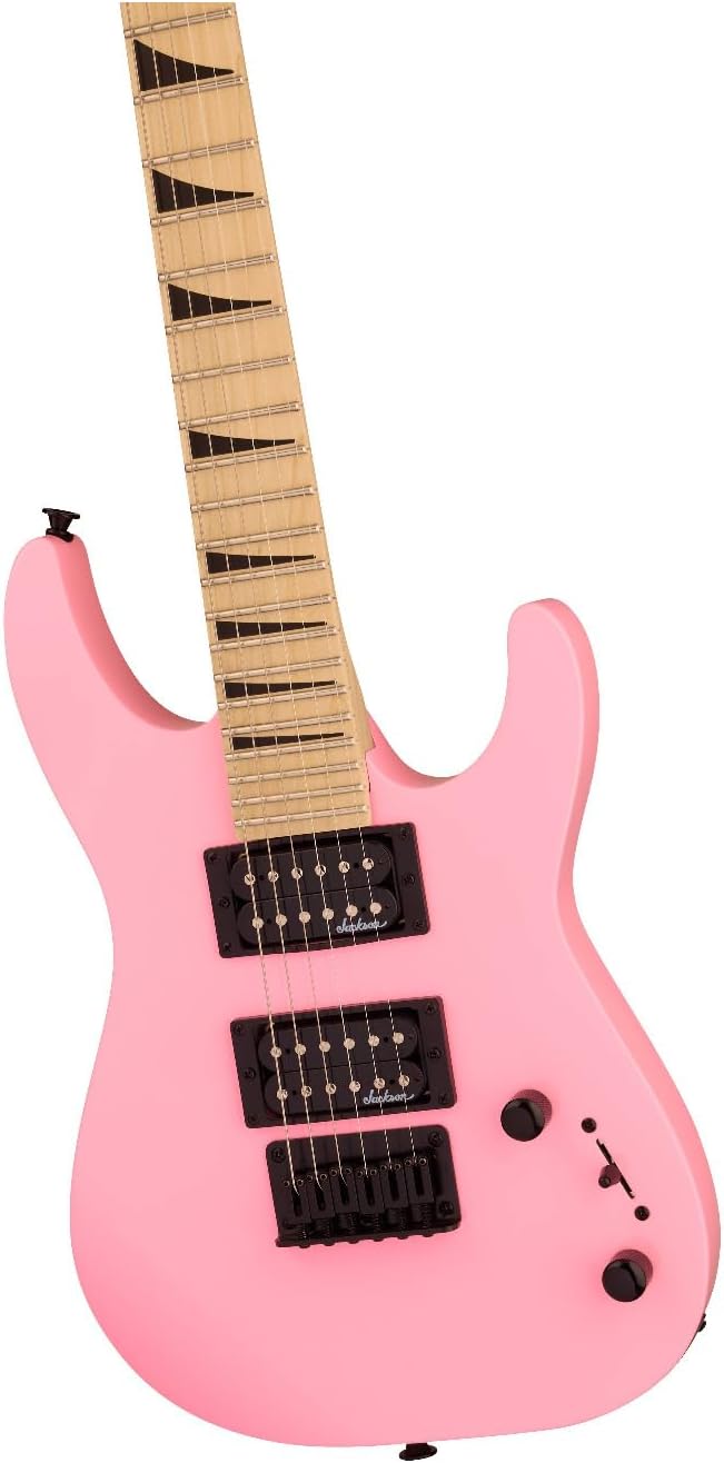 Jackson Dinky Minion JS1XM Electric Guitar - Bubblegum Pink, Maple Fingerboard