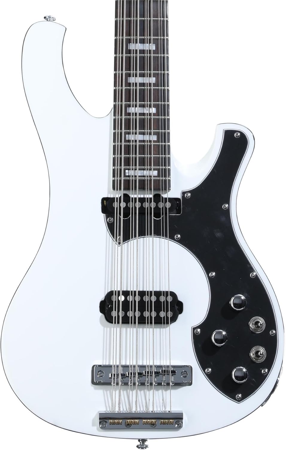 Schecter Stargazer 12 12-string Bass Guitar - Gloss White