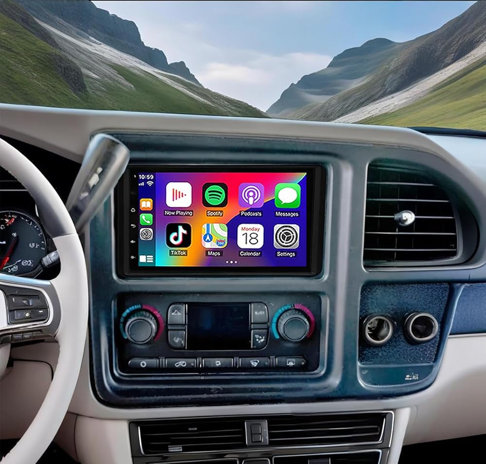 5G WiFi Android 13 Car Stereo for Chevrolet Uplander 2005 2006 2007 2008, 7 Inch IPS HD Touch Screen Car Radio Wireless CarPlay Android Auto, GPS FM/SWC Bluetooth 1080P Backup Camera-2+32G