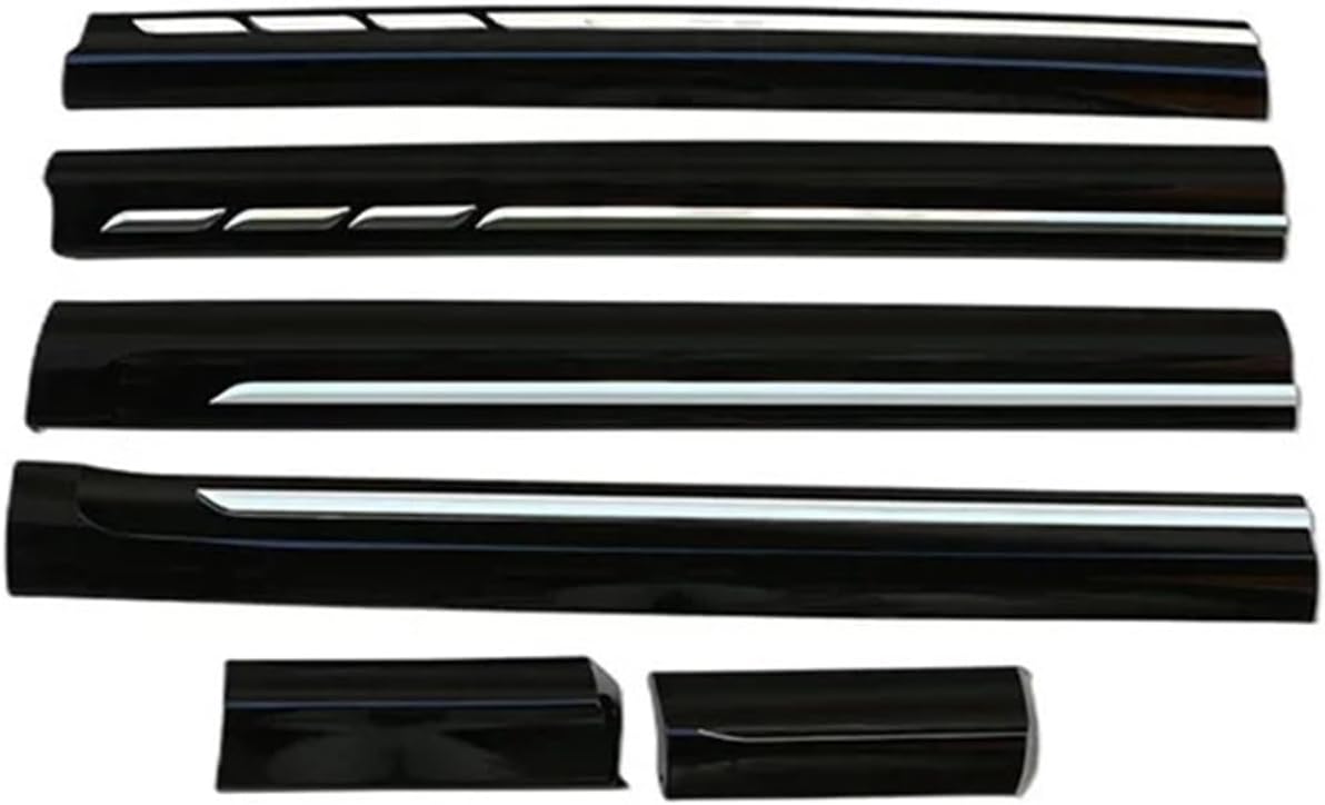 Compatible For Vito V260 V250 2016-2022 ABS Black Car Bumper Side Skirt Kit Lip Splitter Protective Cover