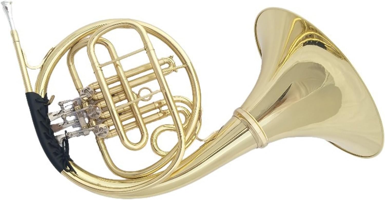 4 Key French Horn Three Key Single Row French Horn In B Key Gold Key Blowing Professional Performance Beginner