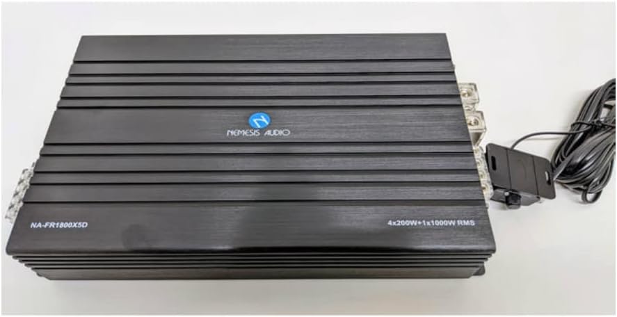 Nemesis Audio NA-FR1800X5D 200Wx4 RMS 5-Channel Class-D Full Range Car Amplifier