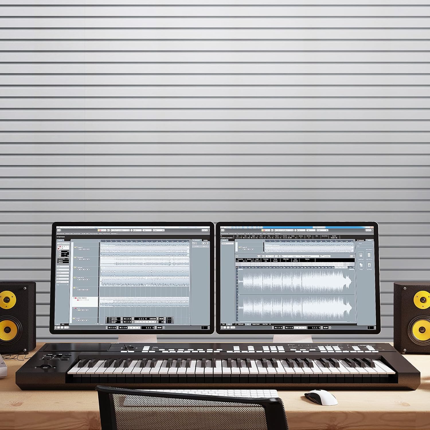 TONOR Dual-Layer Thickened Acoustic Wall Panels Self Adhesive, 4 pack 47.2