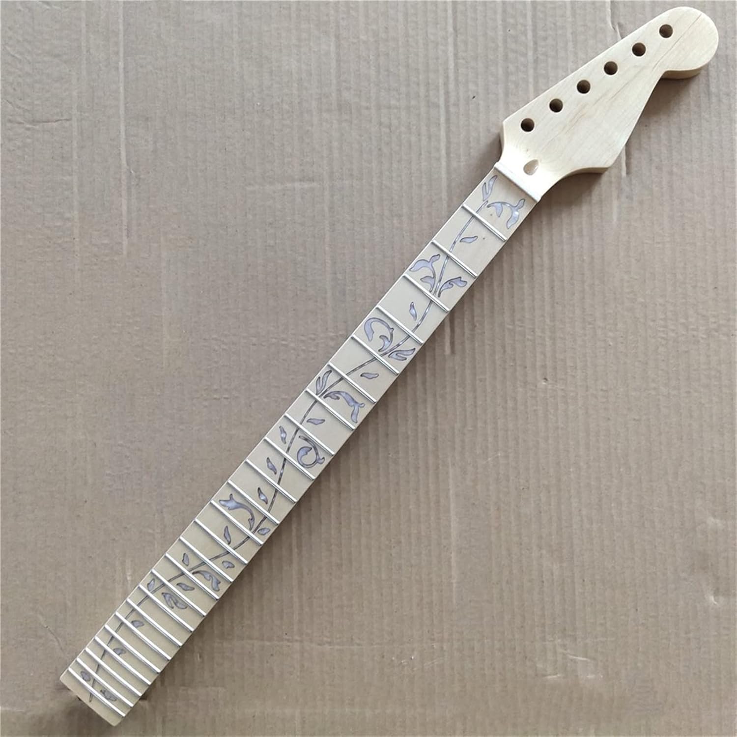 Maple Electric Guitar Neck 24 Frets Maple Fretboard Parts Electric Guitar Neck