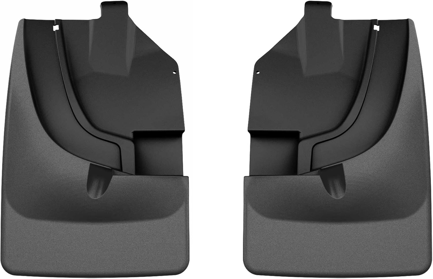 WeatherTech Custom No Drill Splash Guard MudFlaps for Ford Ranger, Front Pair (110169), Black