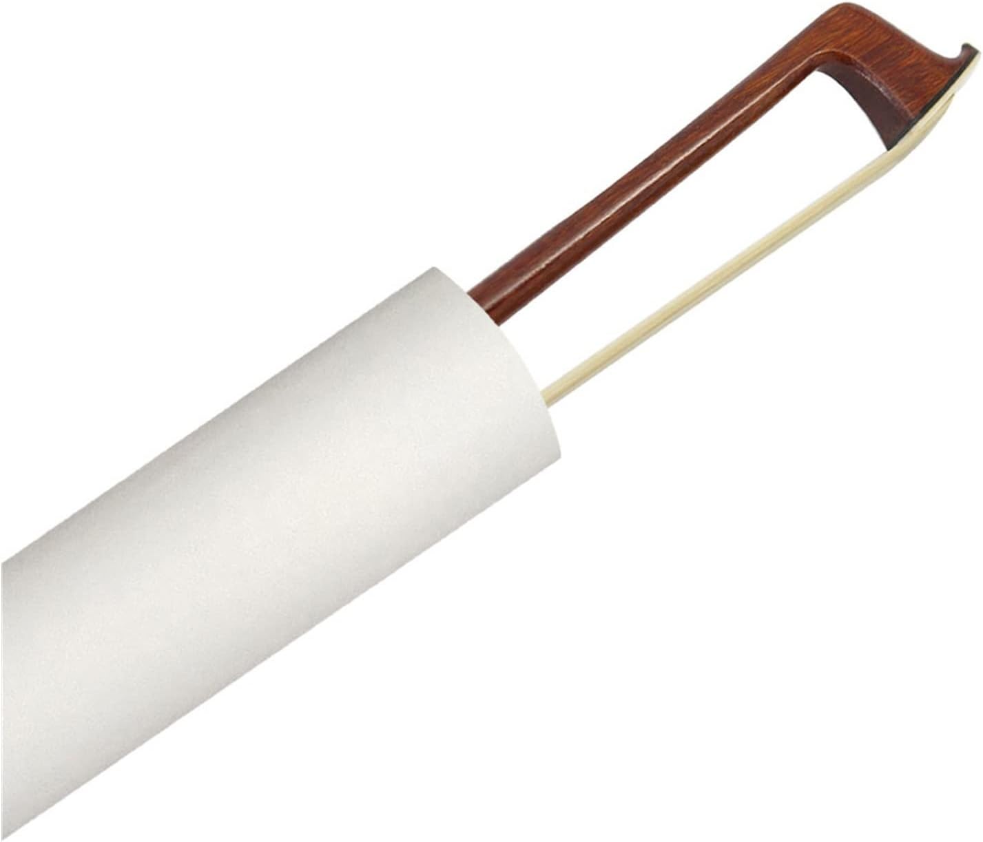 TSTS Exquisite French-Style Snakewood 4/4 Double Bass Bow Horsehair Fisheye Inlayed Snakewood Frog Professional Violin Bow