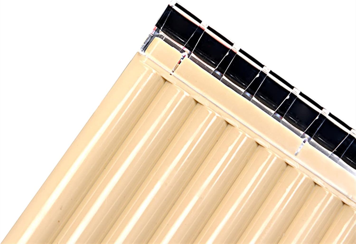 PanPipes Woodwind Instrument Pan Flute 18 Pipes Pan Tube G Key Multifunction Plastic Handmade Woodwind Bamboo Panpipes (Color : White)
