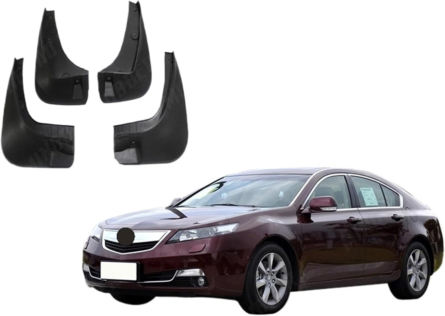 Car Mudflaps Compatible with Acura TL Sedan 2012 2013 2014 2015 2016 Splash Guards Mud Flap Mudguards Fender Car Styling Accessories