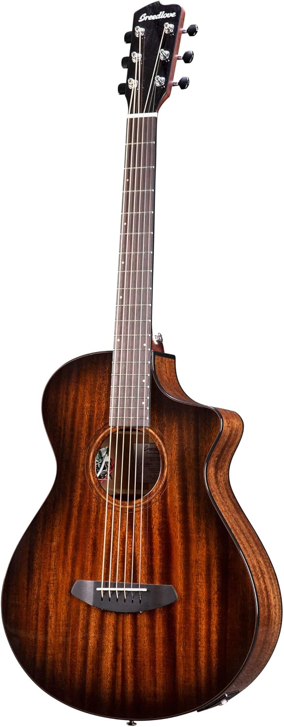 Breedlove Organic Wildwood Pro Parlor Concertina CE Acoustic-Electric Guitar - Suede