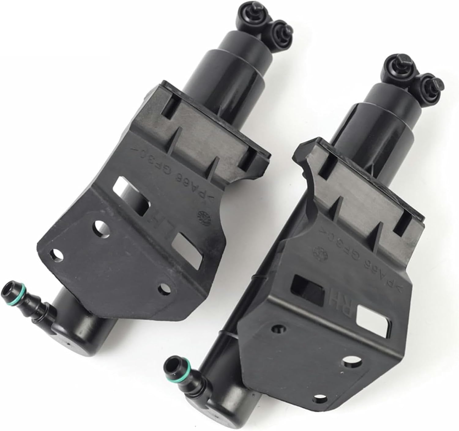 Car Headlight Washer Nozzle 2Pcs Car Headlight Washer Nozzle Head Light Cleaning Jet Pump Water Sprayer OEM No. 1648600547 1648600647