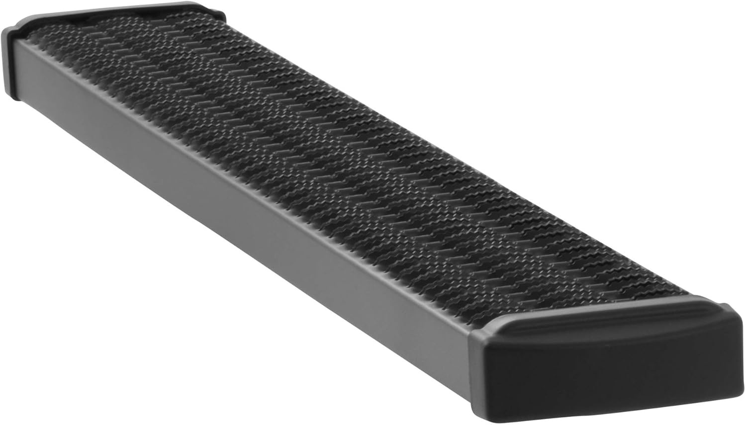 LUVERNE 415254-571528 Grip Step 54-Inch Black Aluminum Cargo Van Rear Step, Select Ford Transit-150, 250, 350
