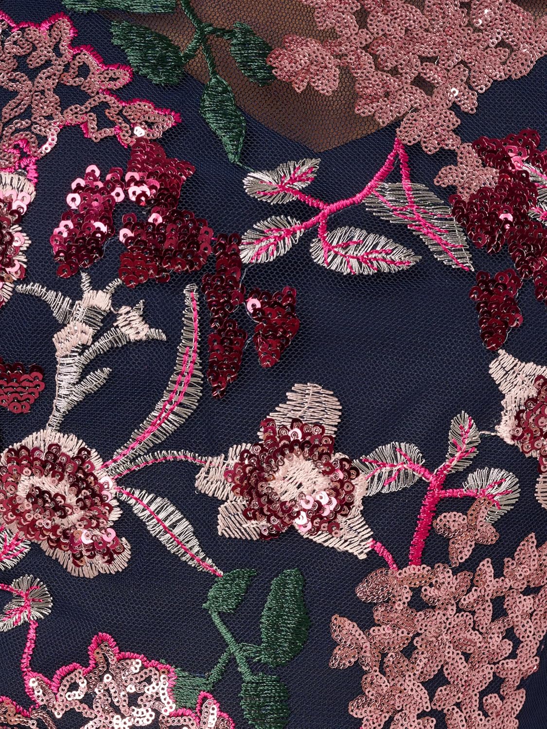 Adrianna Papell Womens Halter Sequin Midi