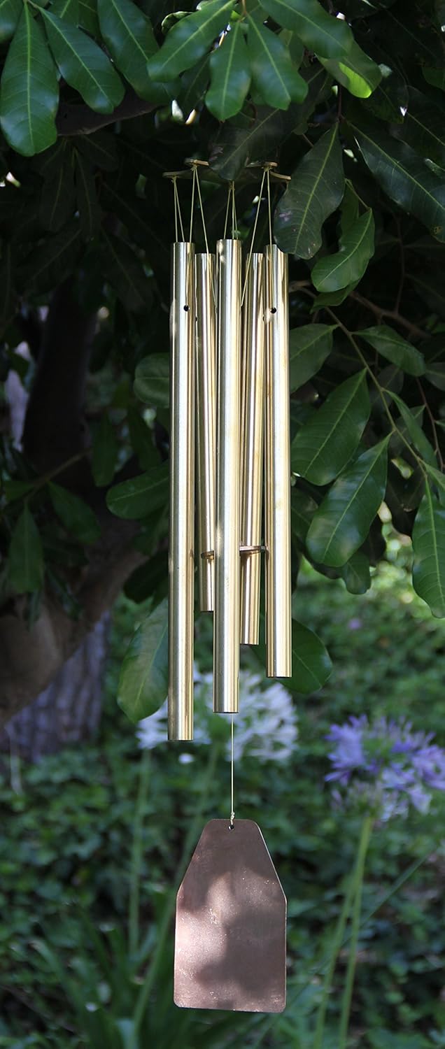 Stanwood Wind Sculpture - Brass and Copper Wind Chime