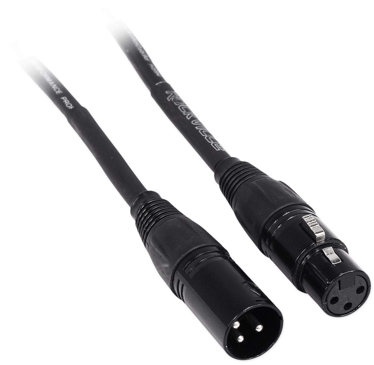 Rockville (2 RCXFM50P-B Black 50' XLR Mic/Speaker Cable Bundle with (2) RCXFM50P-BL Blue 50' XLR Mic/Speaker Cable, (2) RCXFM50P-R Red 50' XLR Mic/Speaker Cable (6 Items)
