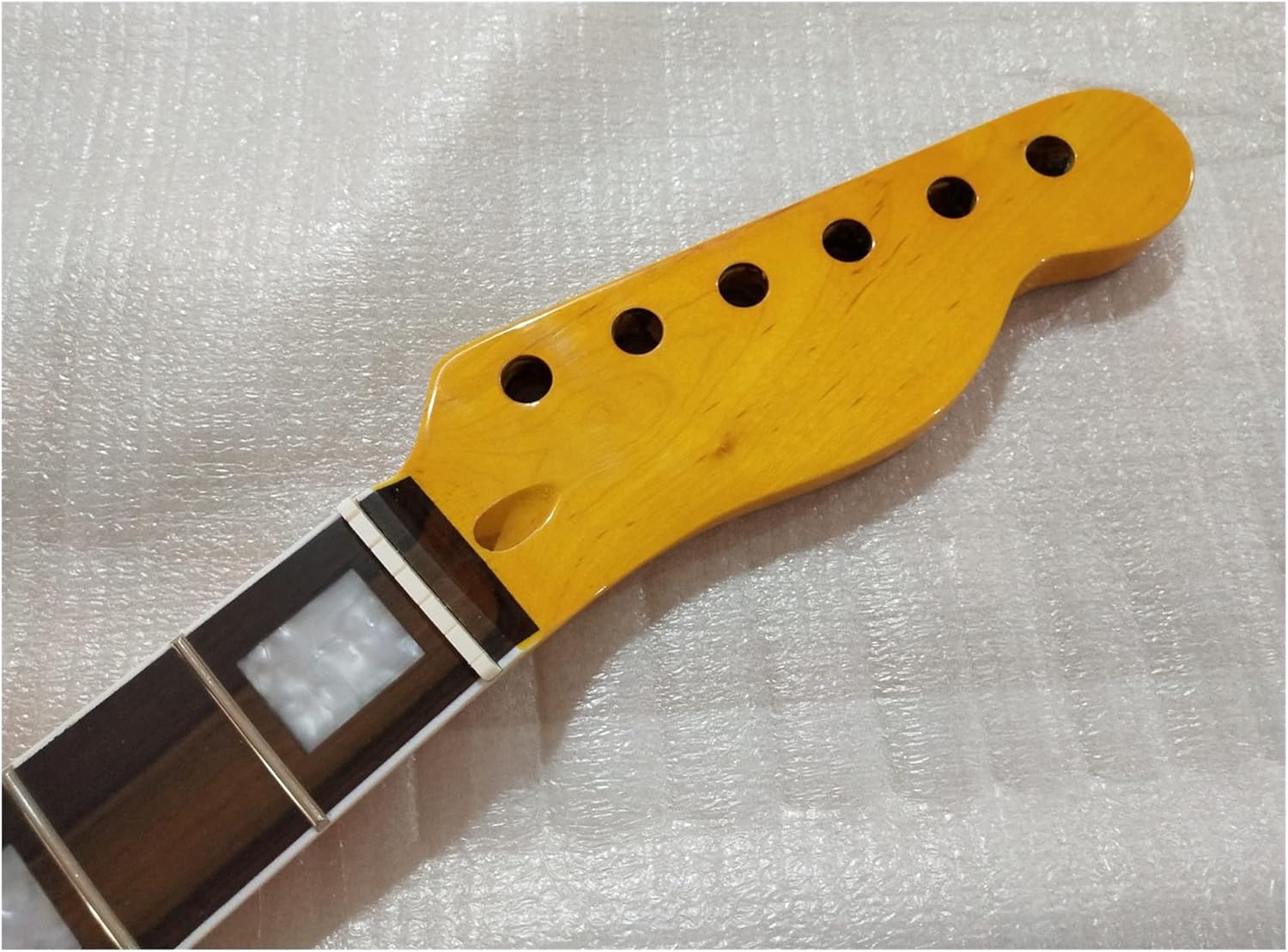 ZUZU 21 Frets Maple Neck Rosewood Fingerboard for Tele Style Electric Guitar Neck Unfinished Guitar Neck