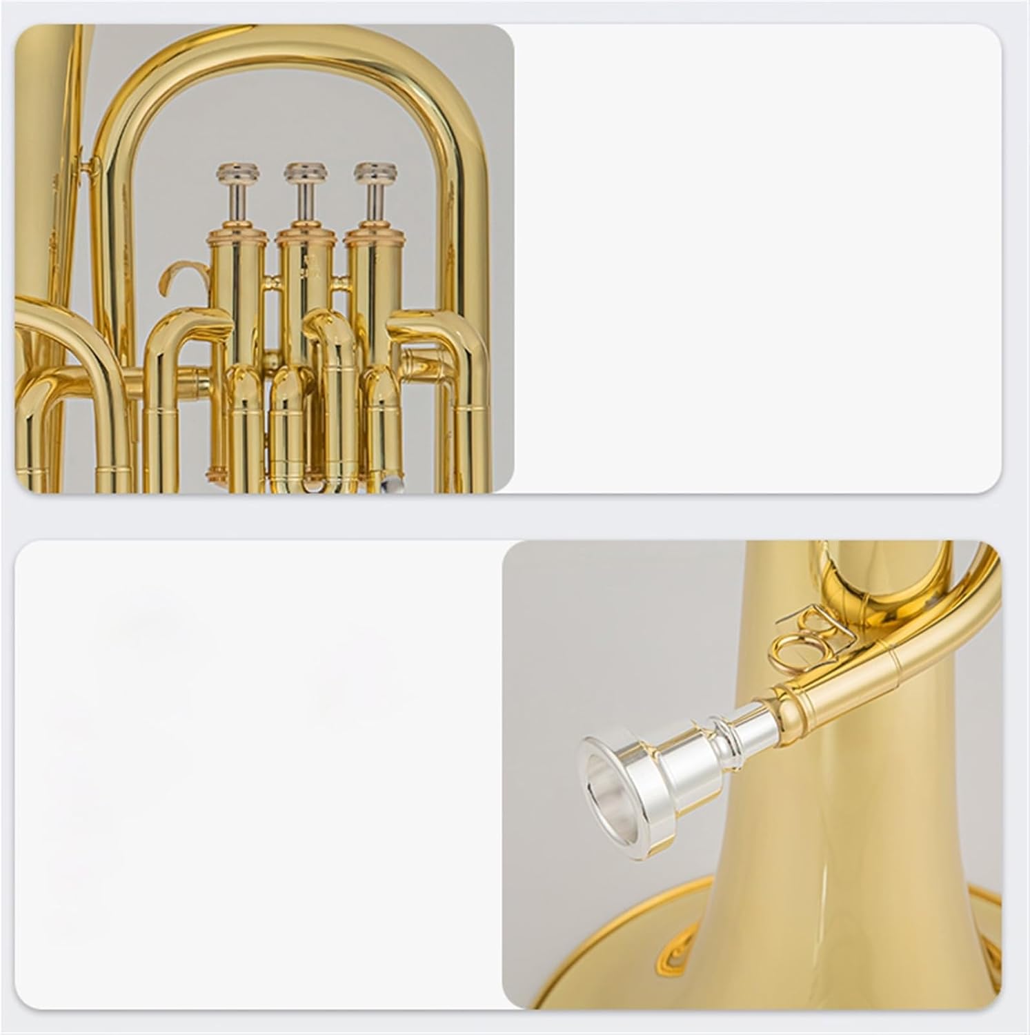 Beginner euphonium 3-key Alto Horn/bass Tuba In B Flat, Professional Orchestra Performance(Alto)