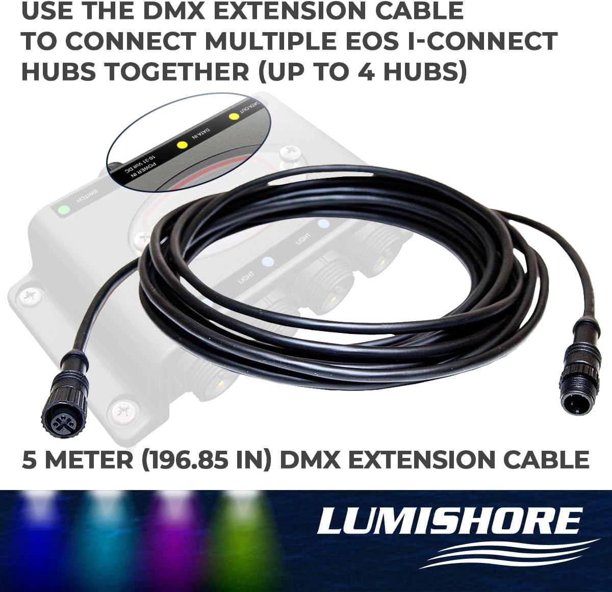 Lumishore DMX Extension Cable – 5 Meters, 60-0404
